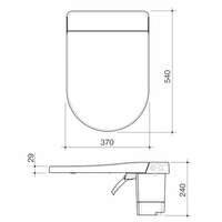URBANE II ELECTRONIC BIDET SEAT GG