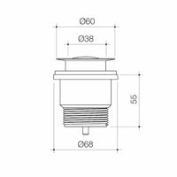 Urbane II Pop-Up Plug & Waste