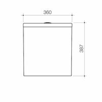 Urbane II Close Coupled Bottom Inlet Cistern