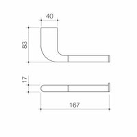 Contura II Toilet Roll Holder