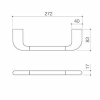 Contura II Hand Towel Rail