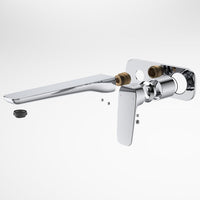 Contura II Wall Basin/Bath Mixer 220mm - Trim Kit