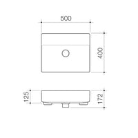 Urbane II Semi Recessed Basin (1 Tap Hole)