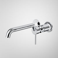 Liano II 210mm Wall Basin / Bath Trim Kit - 2 x Round Cover Plates - Chrome - LF
