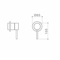 Liano II Bath / Shower Trim Kit - Round