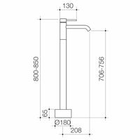 Liano II Freestanding Bath Filler