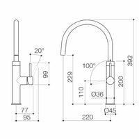 Liano II Sink Mixer