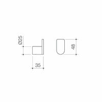 Urbane II Robe Hook
