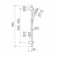 Urbane II Rail Shower
