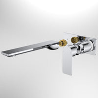 Urbane II 220mm Wall Basin / Bath Trim Kit - Rectangular Cover Plate