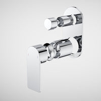 Urbane II Bath / Shower Mixer With Diverter Trim Kit - Round Cover Plate