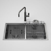 Urbane II Double Bowl Sink with Urbane II - Sink Mixer