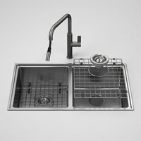 Urbane II Double Bowl Sink with Urbane II Pull Out Sink Mixer