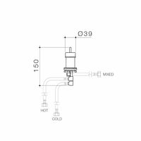 Universal Hob Mixer Body