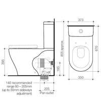 Luna Cleanflush® Wall Faced 4S BE Suite