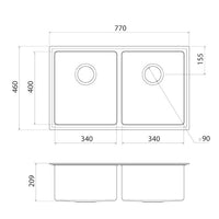 Urbane II Double Bowl Sink