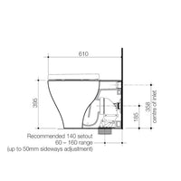 Luna Cleanflush® Wall Faced Back Inlet Pan