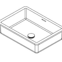 MAINSWATER Kubo Undermount Basin 555 x 400 x 180