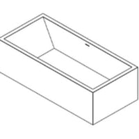 MAINSWATER Kubo Freestanding Bath 1900 x 900 x 600