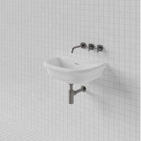 MAINSWATER Rippu Wall Basin With Overflow 550 x 395 x 150