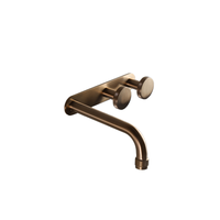 Brodware Yokato Disc Wall Set with 150mm Spout & Backplate - Roma Bronze PVD 1.9305.02.6.57
