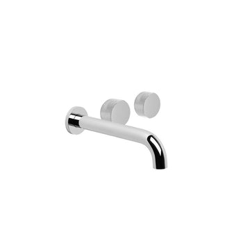 BRODWARE HALO X Wall Set Offset Taps With 200mm Spout