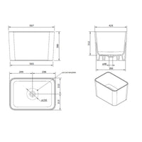 Turner Hastings Tribo 60 x 42 Fine Fireclay Butler Sink