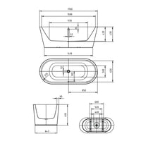 Kaldewei Meisterstuck Classic Duo Oval 1113