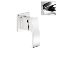 Newform X-Sense Crystal Wall Mixer - Chrome