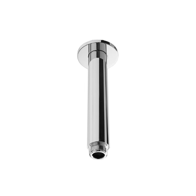 Argent Ceiling Dropper Arm with Round Flange 150mm - Chrome