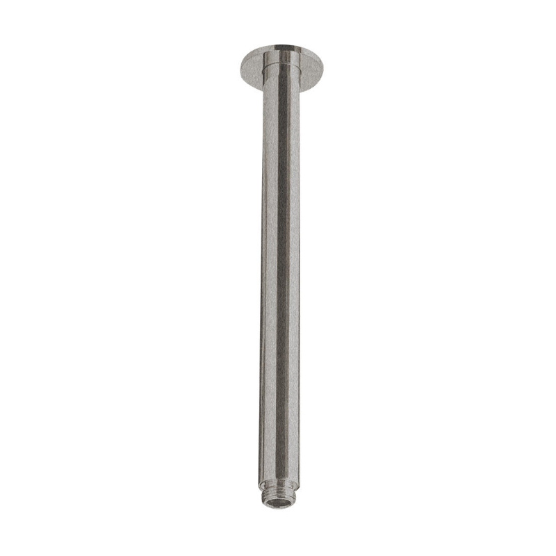 Argent Ceiling Dropper Arm with Round Flange 300mm