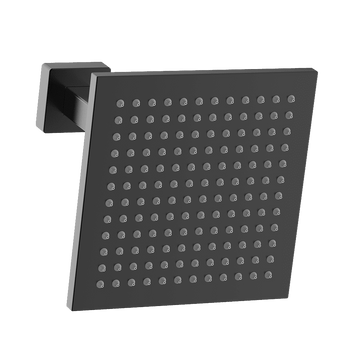 Gareth Ashton Brass Square Vertical Shower 200mm Drop – Black