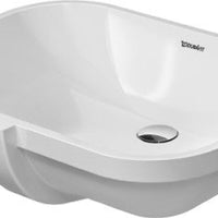 D-Code Undercounter Basin 560x400mm NTH with O/F, Alpin White