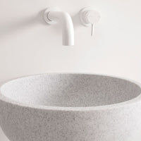 UNITED PRODUCTS Lunar Pedestal Basin by Thomas Coward Studio - Available in colors Matt White, Matt Sand, and Matt Sand Grey | The Source - Bath • Kitchen • Homewares