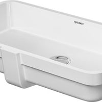 Vero Air Undercounter basin 600x310mm NTH, with O/F, Alpin White