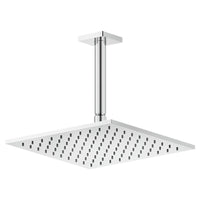 Gessi Rilievo Ceiling Mounted Square Showerhead - Chrome