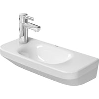 DURAVIT Durastyle Handrinse Basin 500x220mm, no O/F, Glazed Underneath, Alpin White | The Source - Bath • Kitchen • Homewares