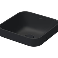 DURAVIT Happy D.2 Plus Washbowl 400x400mm NTH, no O/F, Waste Inc., Ground | The Source - Bath • Kitchen • Homewares