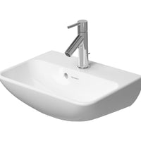 DURAVIT Me by Starck Handrinse Basin 450x320mm, with O/F, Glazed Underneath, Alpin White | The Source - Bath • Kitchen • Homewares