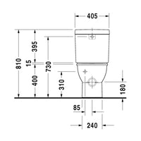 Duravit Darling New BTW Toilet Suite - Includes Pan, Cistern, Seat & Connector