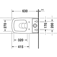 Duravit Durastyle BTW Toilet Suite - Includes Pan, Cistern, Seat & Connector