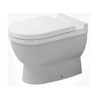 Duravit Starck 3 Floorstanding Toilet Kit - Includes Pan, Seat & Connector