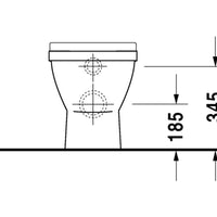 Duravit Starck 3 Floorstanding Toilet Kit - Includes Pan, Seat & Connector