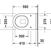 Duravit Starck 3 Floorstanding Toilet Kit - Includes Pan, Seat & Connector