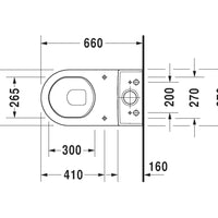 Duravit Starck 3 BTW Toilet Suite - Includes Pan, Cistern, Seat & Connector