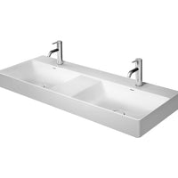 DURAVIT DuraSquare Basin 1200x470mm, no O/F, Waste Inc, Glazed Underneath | The Source - Bath • Kitchen • Homewares