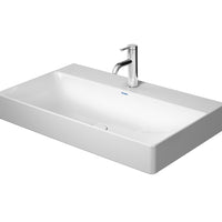 DURAVIT DuraSquare Basin 800x470mm, no O/F, Waste Inc, Glazed Underneath | The Source - Bath • Kitchen • Homewares