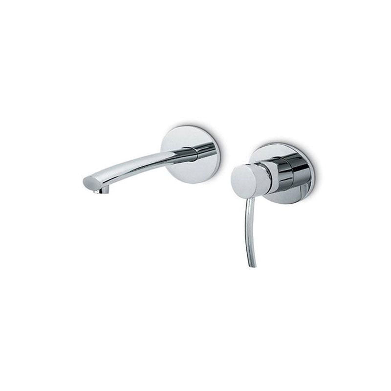 Newform EL-X Wall Basin Mixer & Spout - Chrome