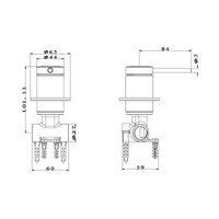 Gareth Ashton Poco Shower Mixer - Chrome