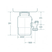 InSinkErator Evolution 150 Food Waste Disposer